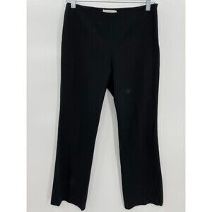 HUGO BUSCATI Black Wool Blend Side Zip Trouser Slacks Size 6